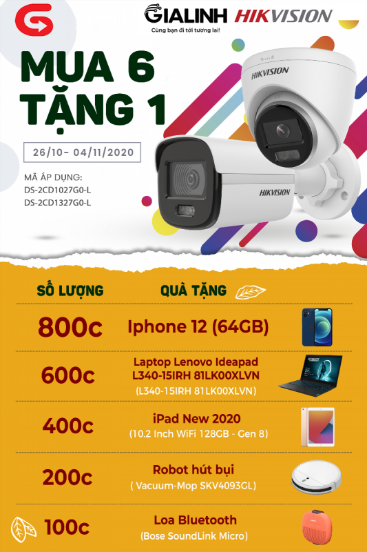 Km Hikvision Tháng 10